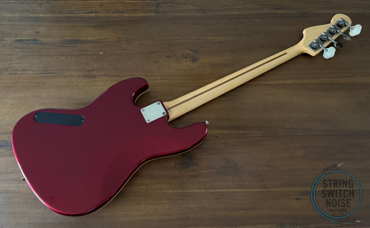 Fender Aerodyne Jazz Bass, Old Candy Apple Red, 2004, No Guard/Marker Model