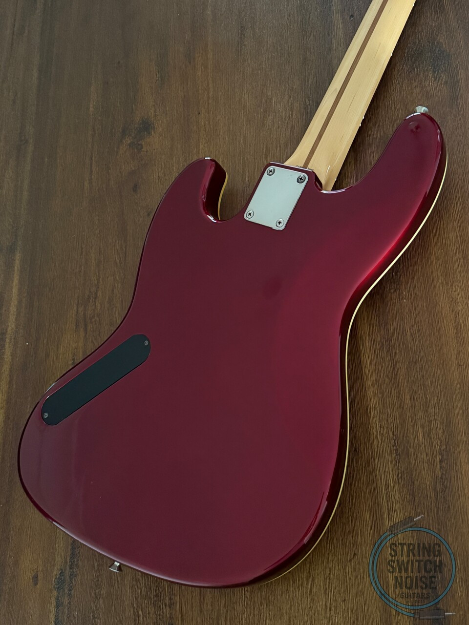 Fender Aerodyne Jazz Bass, Old Candy Apple Red, 2004, No Guard/Marker Model