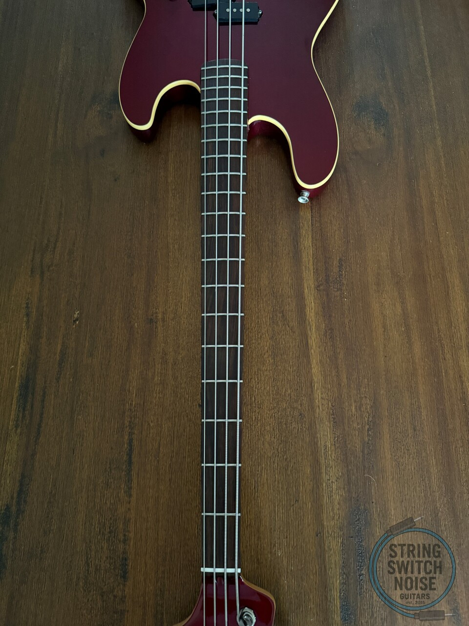 Fender Aerodyne Jazz Bass, Old Candy Apple Red, 2004, No Guard/Marker Model