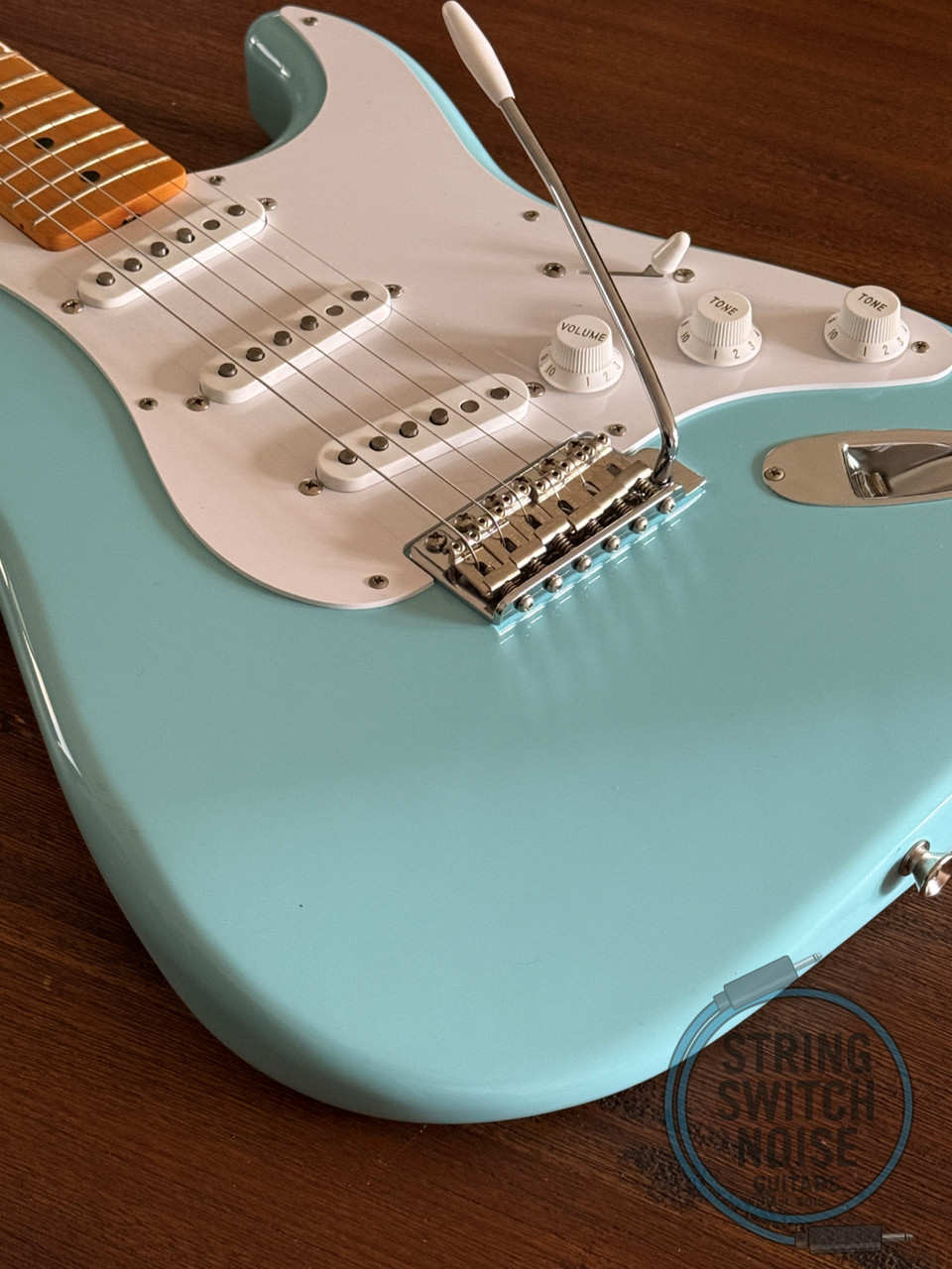 Fender Stratocaster, ’57-US, Sonic Blue, 2007, White Guard, USA Vintage Pickups
