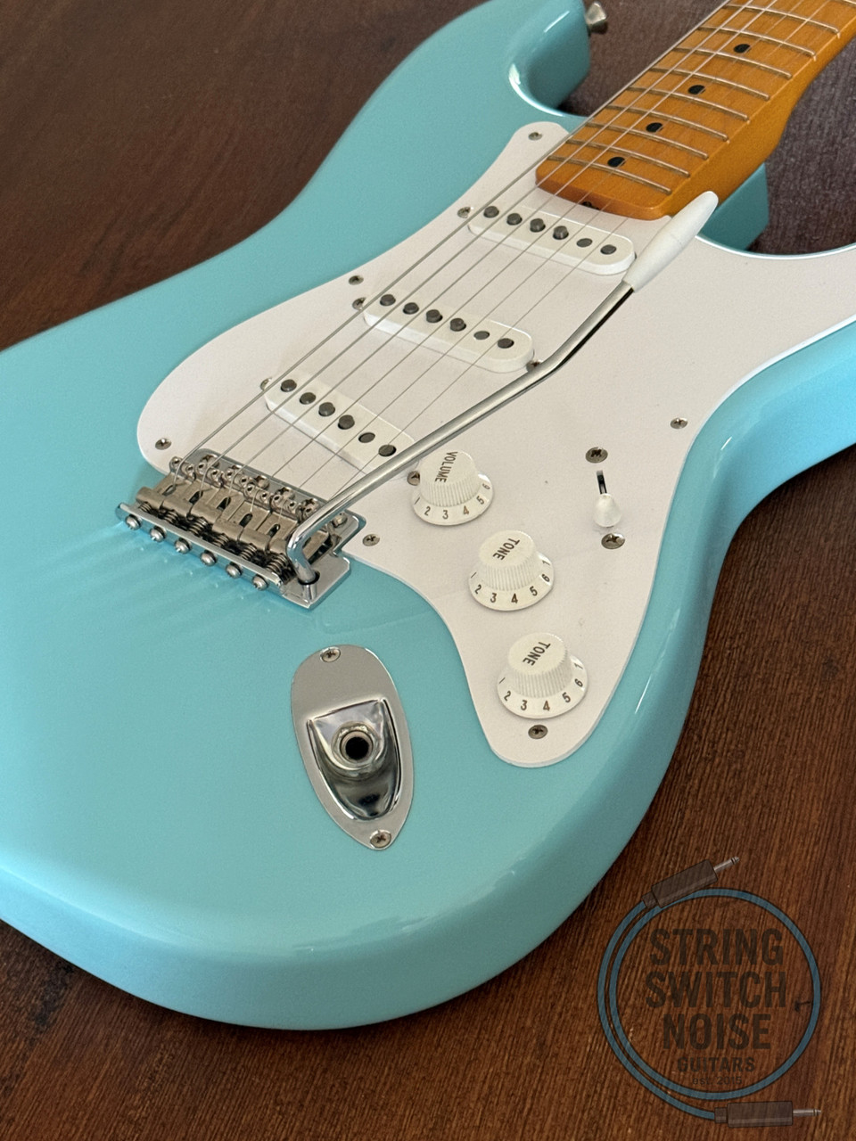 Fender Stratocaster, ’57-US, Sonic Blue, 2007, White Guard, USA Vintage Pickups