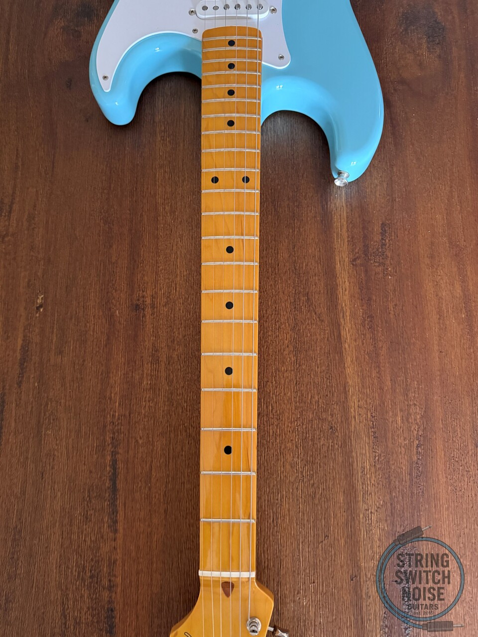 Fender Stratocaster, ’57-US, Sonic Blue, 2007, White Guard, USA Vintage Pickups