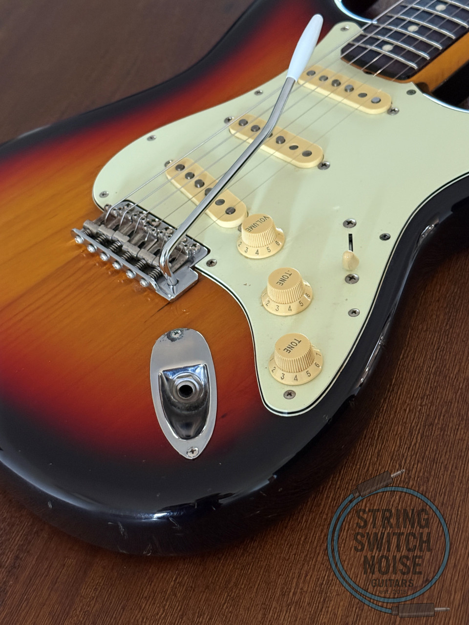 Fender Stratocaster, ’62-TX, Three Tone Sunburst, 2002, USA Texas Pickups
