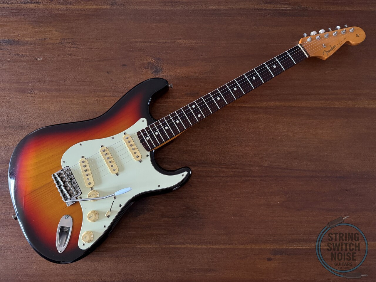 Fender Stratocaster, ’62-TX, Three Tone Sunburst, 2002, USA Texas Pickups