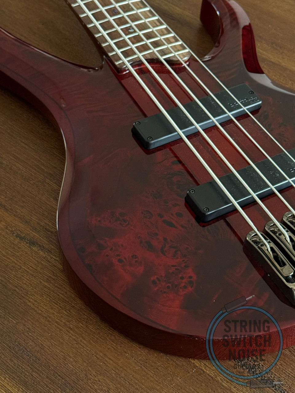 Ibanez 5-String Boutique Bass, 2011, Charcoal Brown, BTB775PB
