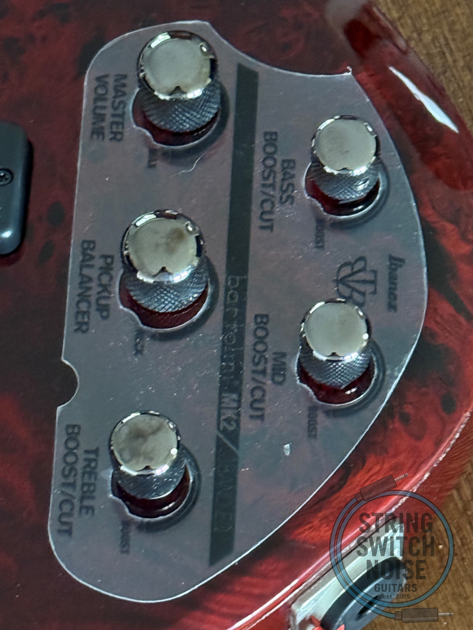 Ibanez 5-String Boutique Bass, 2011, Charcoal Brown, BTB775PB