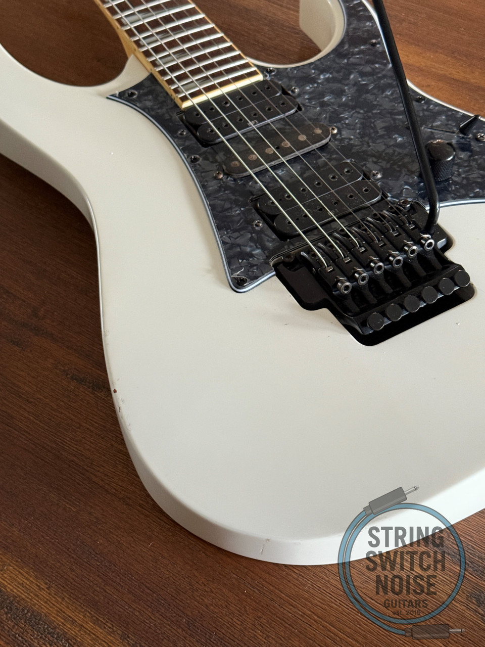 Ibanez RG350 DX Guitar, White, 2007, WIZZARD II NECK