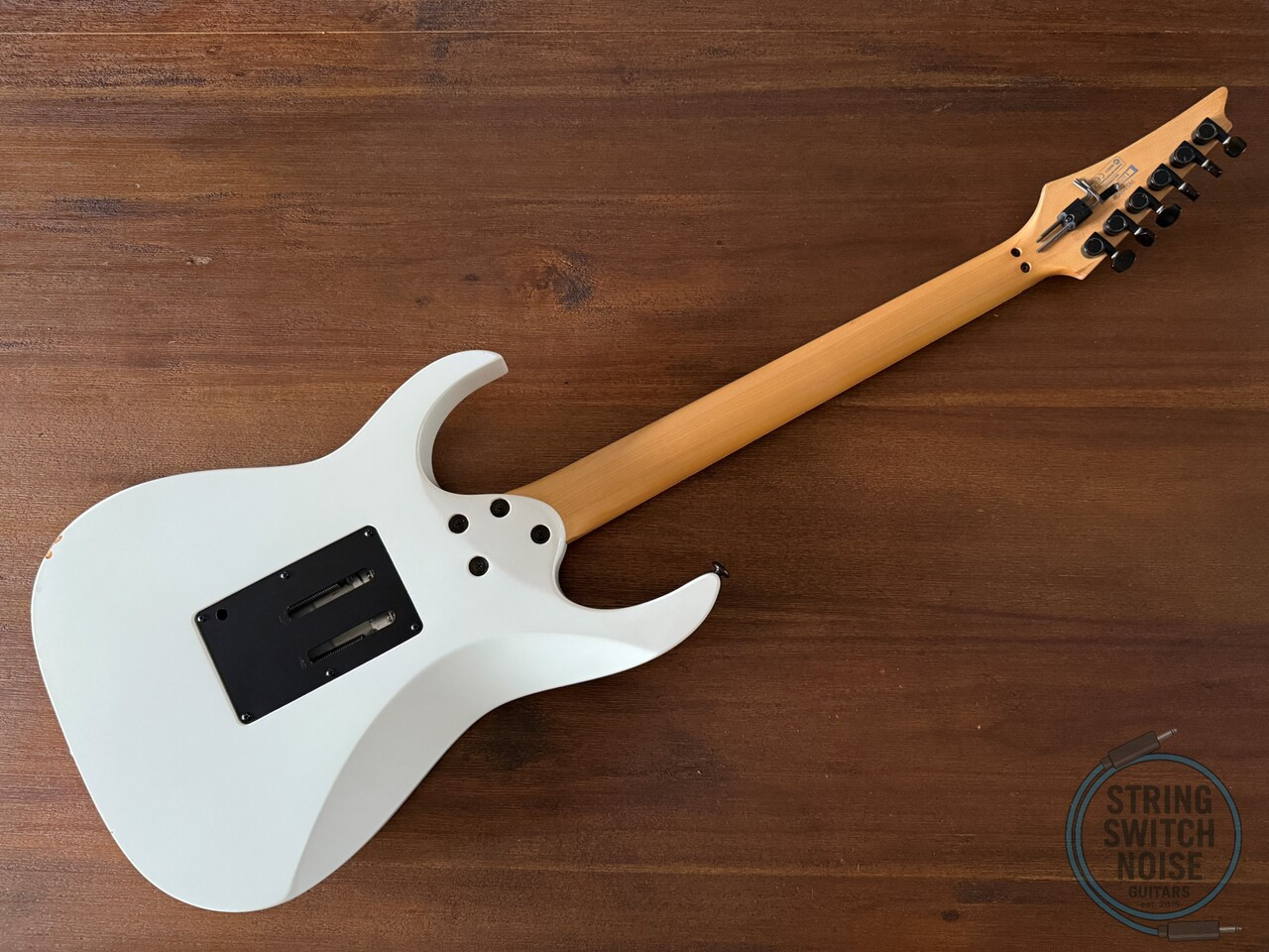 Ibanez RG350 DX Guitar, White, 2007, WIZZARD II NECK