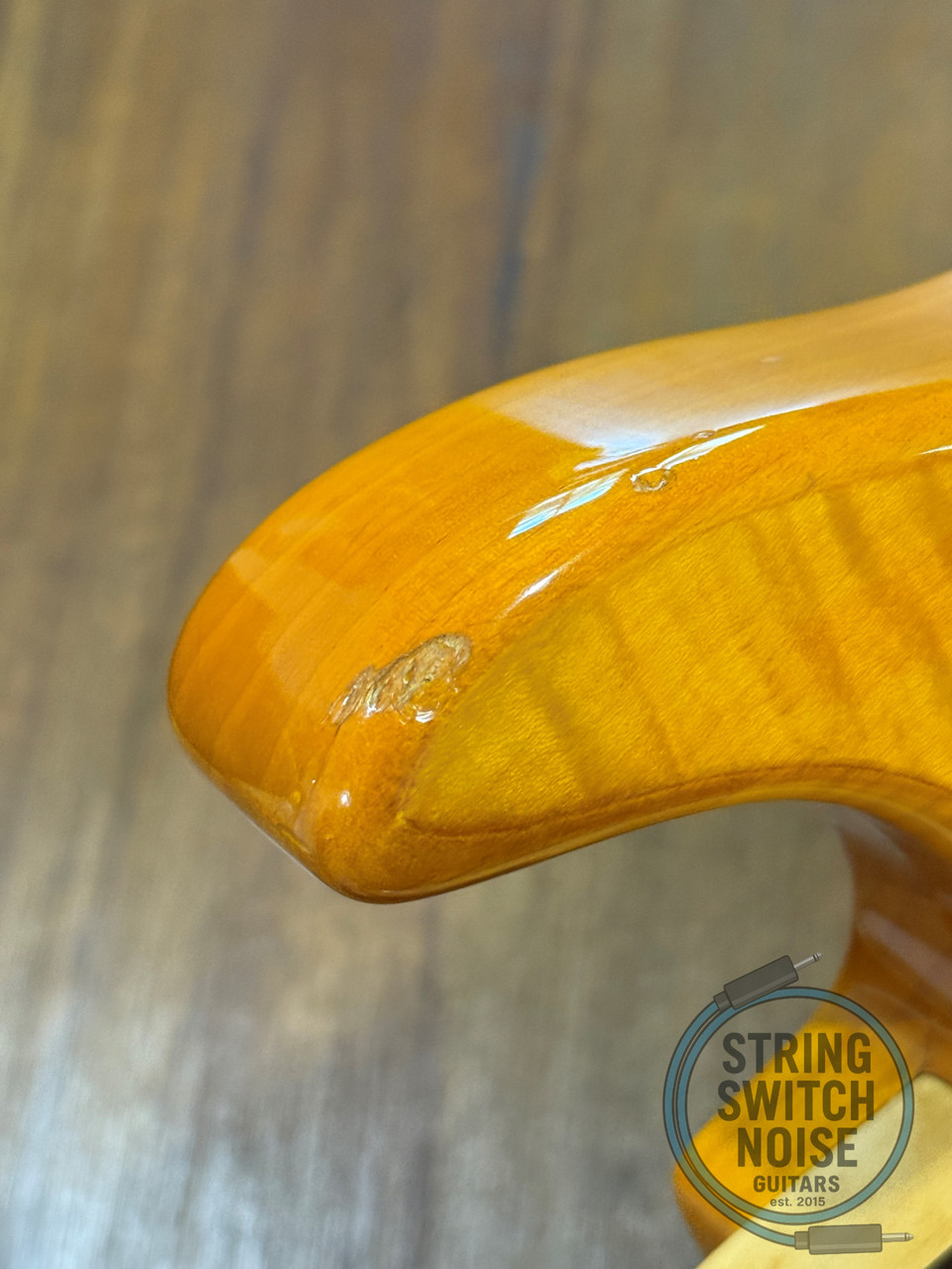 Washburn KW-1250 Bass, Kip Winger SIGNATURE MODEL, Flame Natural, 1995