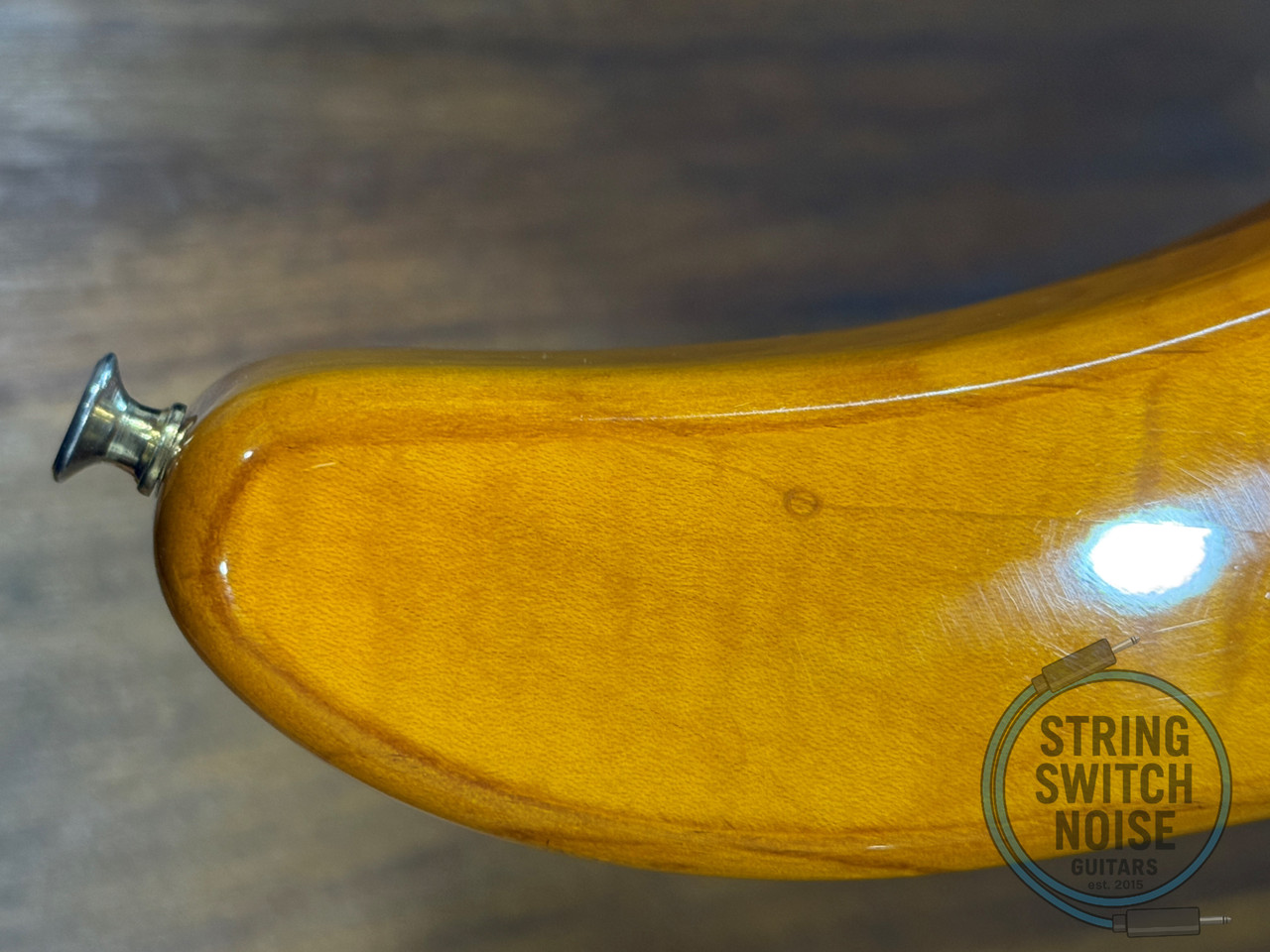 Washburn KW-1250 Bass, Kip Winger SIGNATURE MODEL, Flame Natural, 1995