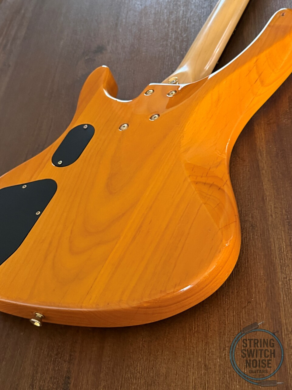 Washburn KW-1250 Bass, Kip Winger SIGNATURE MODEL, Flame Natural, 1995