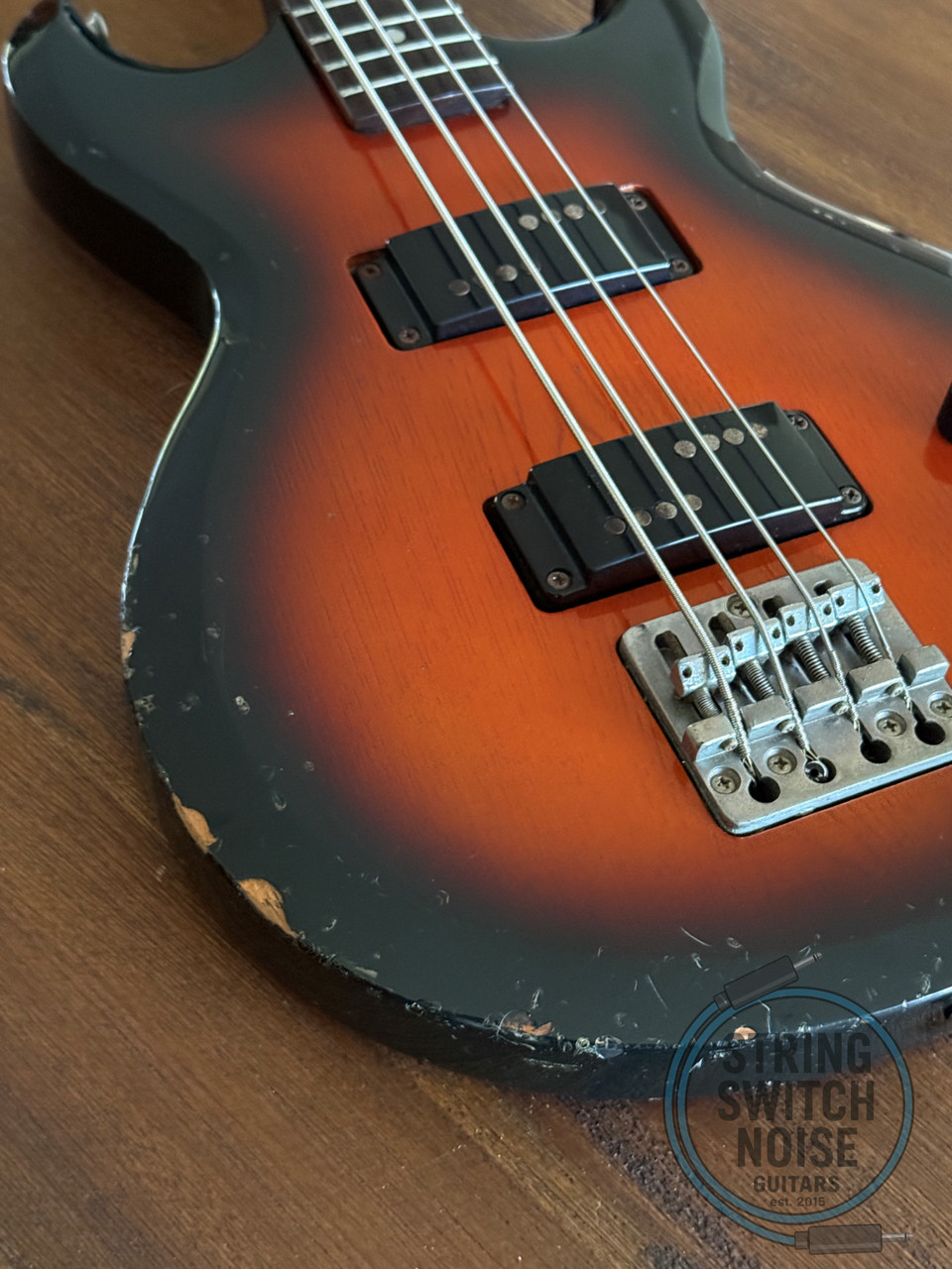 Aria Pro II Bass, CSB DELUXE, 1983, Sunburst, Cardinal Series, 32” Scale