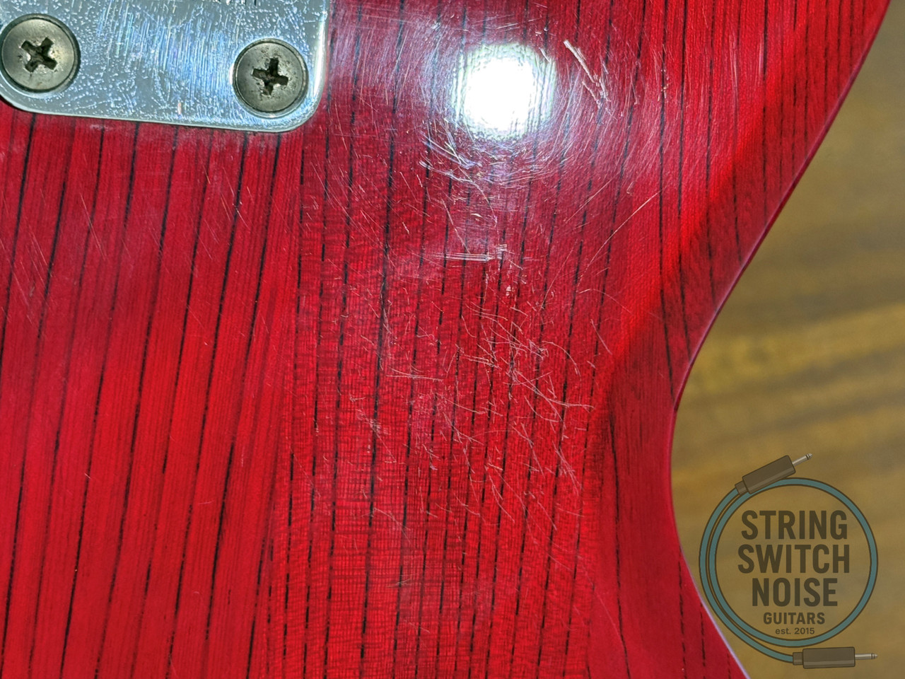 Aria Pro II Bass, Cardinal Series, Fretless 32”, Tran Red, 1982, CSB-380