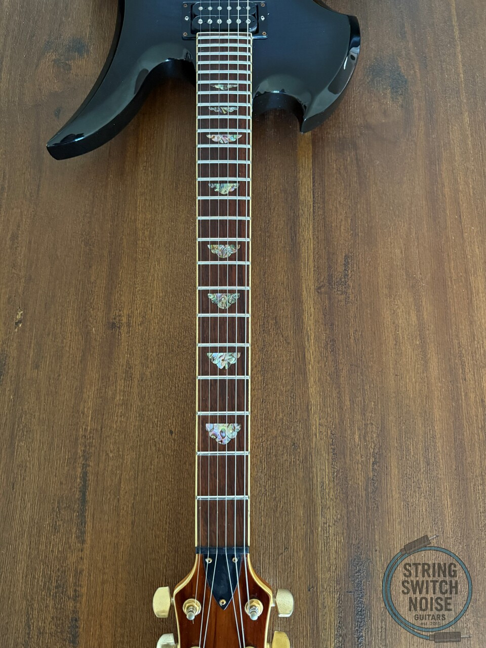 BC Rich Mockingbird, Blue Flame, Japan Edition, 1999, MKB-680JE