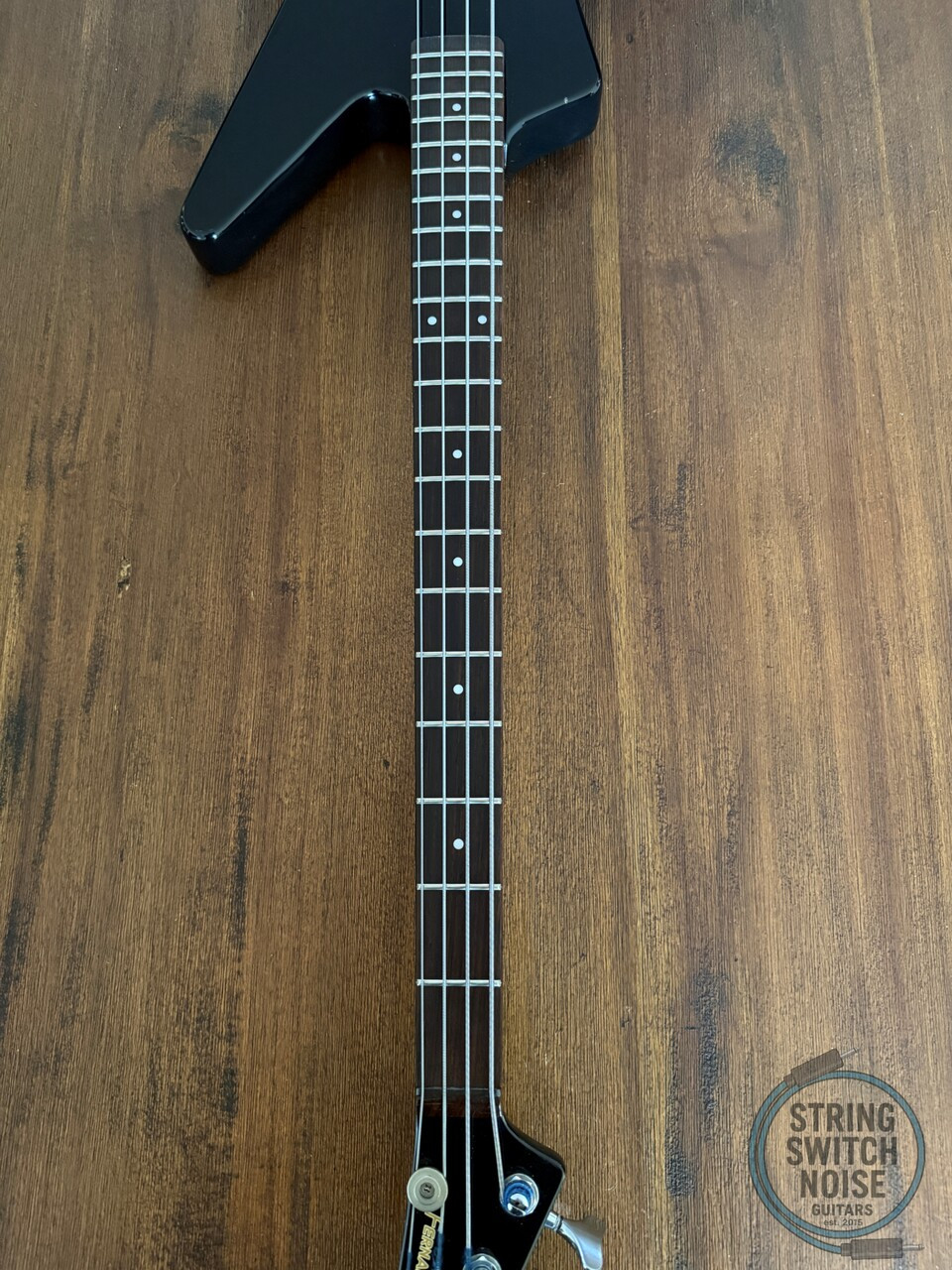 Fernandes, Explorer Bass, Black, MIJ 1986, Model BXB-55