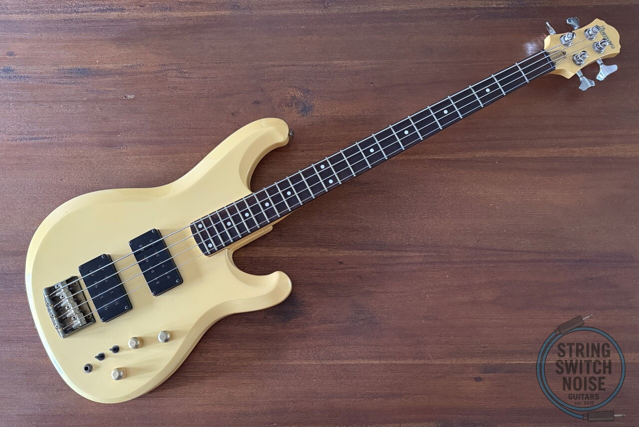 Ibanez Roadstar II Bass Guitar, White, MIJ, 1984, Model RB824