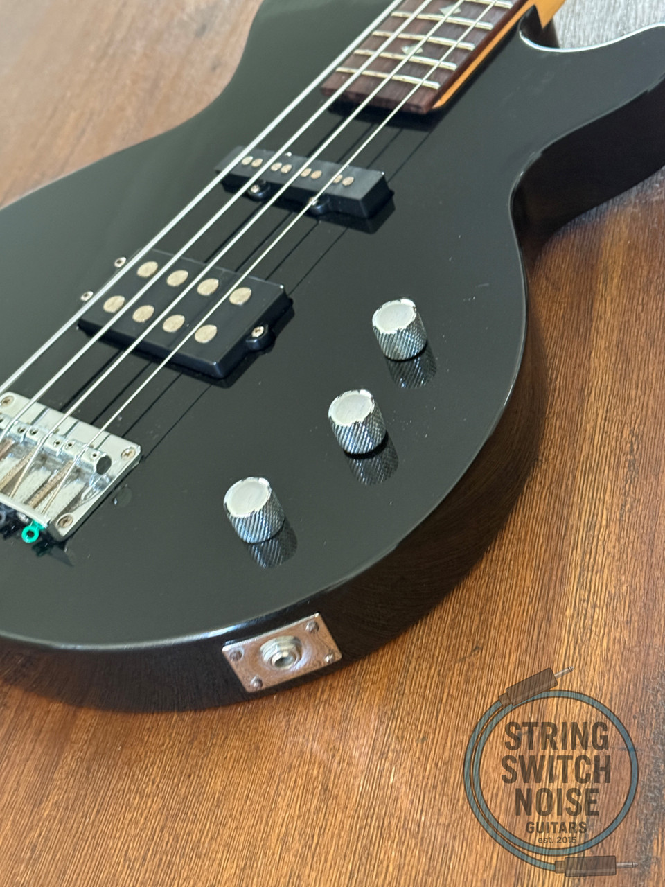 BC Rich Marion Bass, Metallic Black, 2000s, Excellent Condition