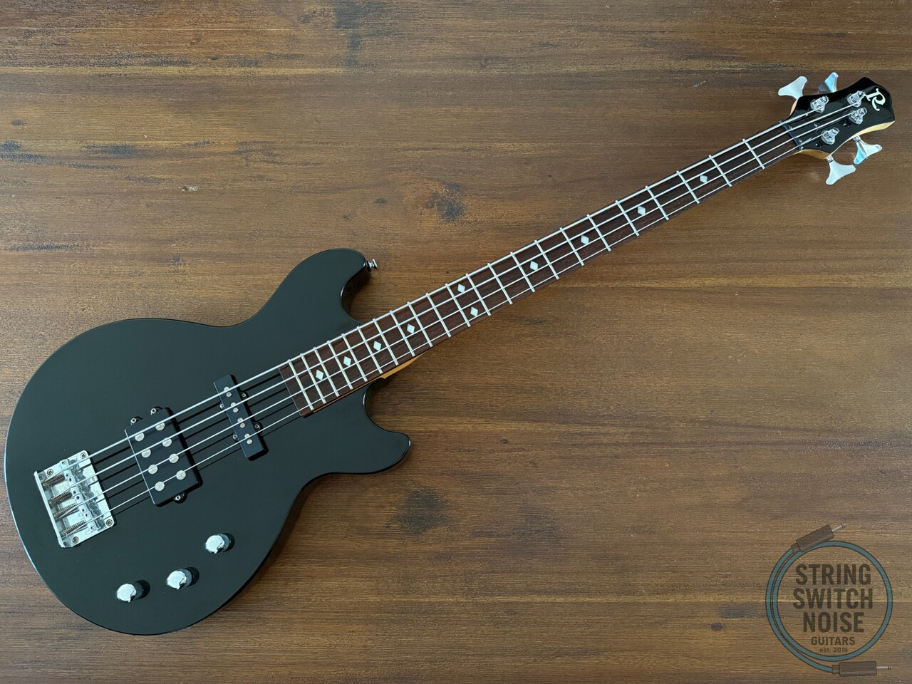 BC Rich Marion Bass, Metallic Black, 2000s, Excellent Condition