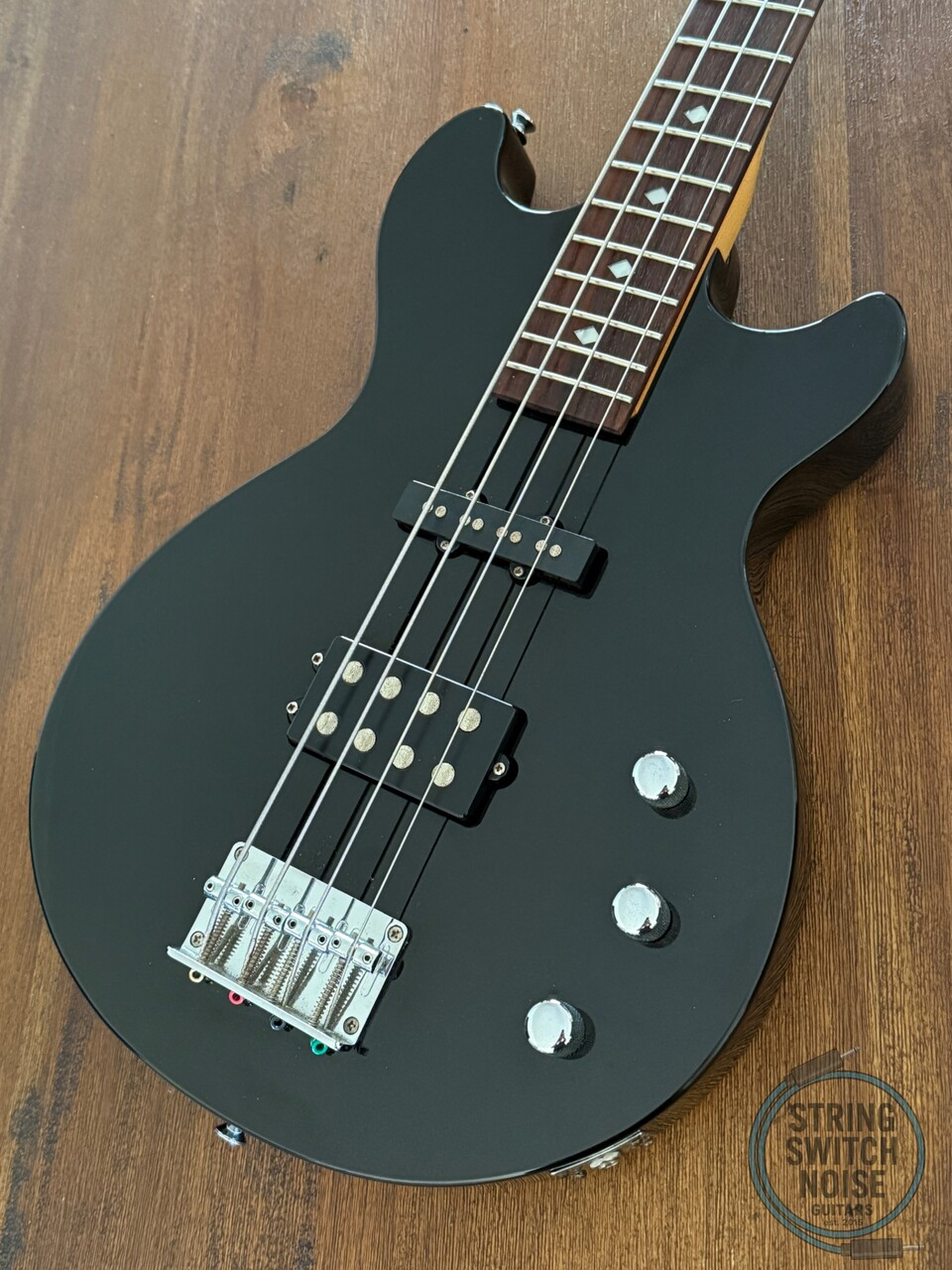 BC Rich Marion Bass, Metallic Black, 2000s, Excellent Condition