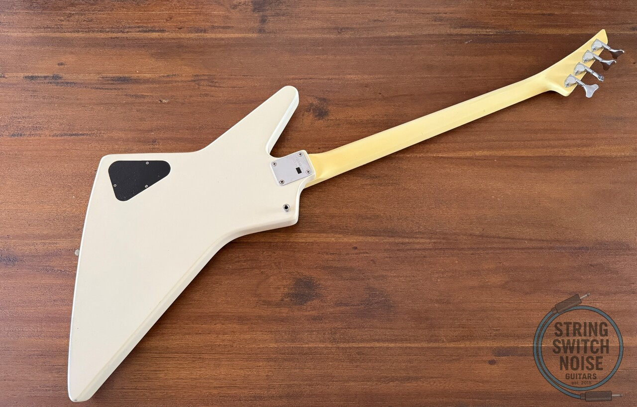 Fernandes, Explorer Bass, White, MIJ 1986, Model BXB-55