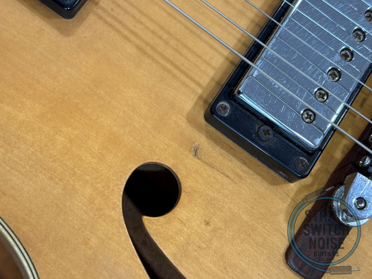 Yamaha SA60, Natural, 1974 Vintage, “335” style, Semi Hollow Body