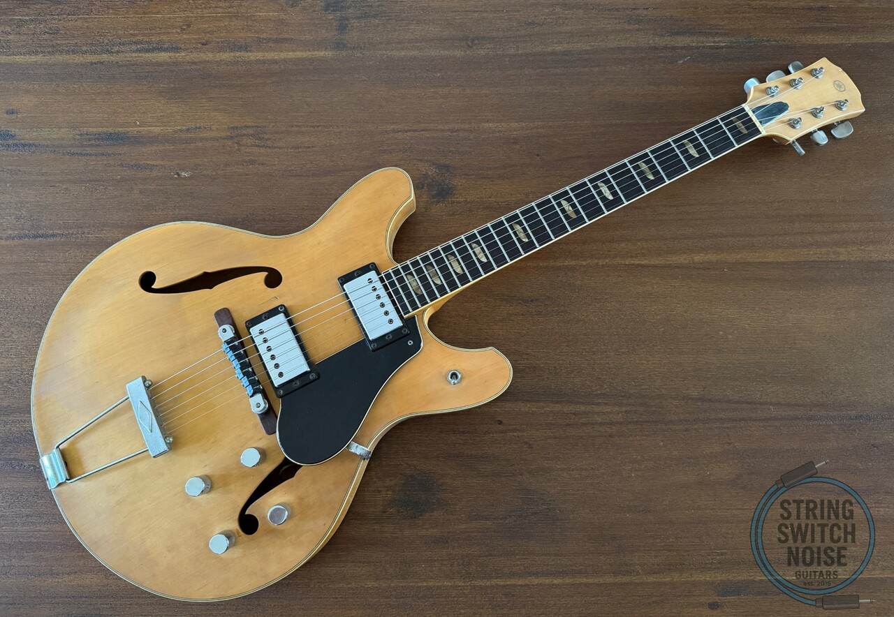 Yamaha SA60, Natural, 1974 Vintage, “335” style, Semi Hollow Body