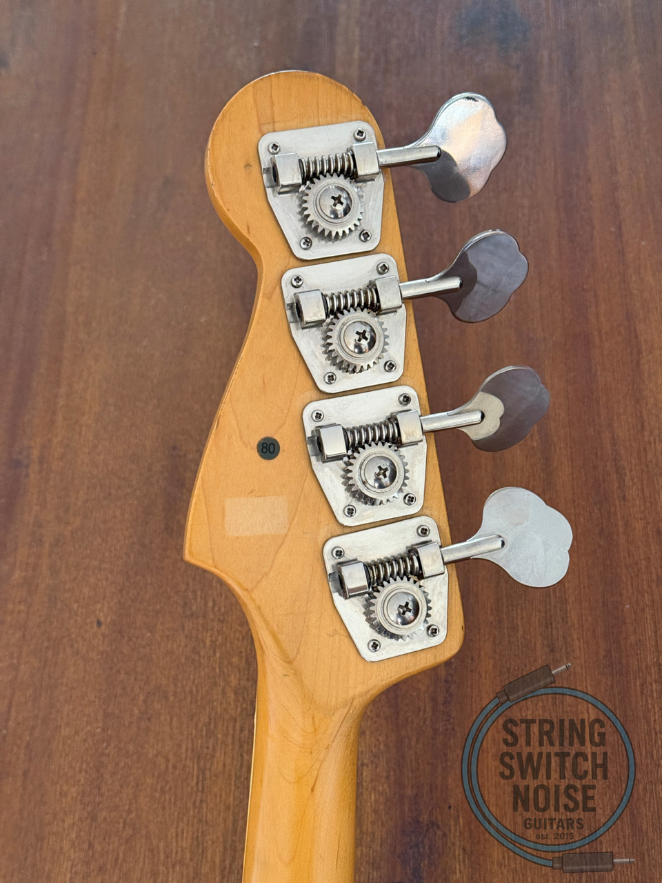 Fender Jazz Bass, ‘75, Natural Ashwood, 1988, E SERIAL, Bad Ass II Bridge