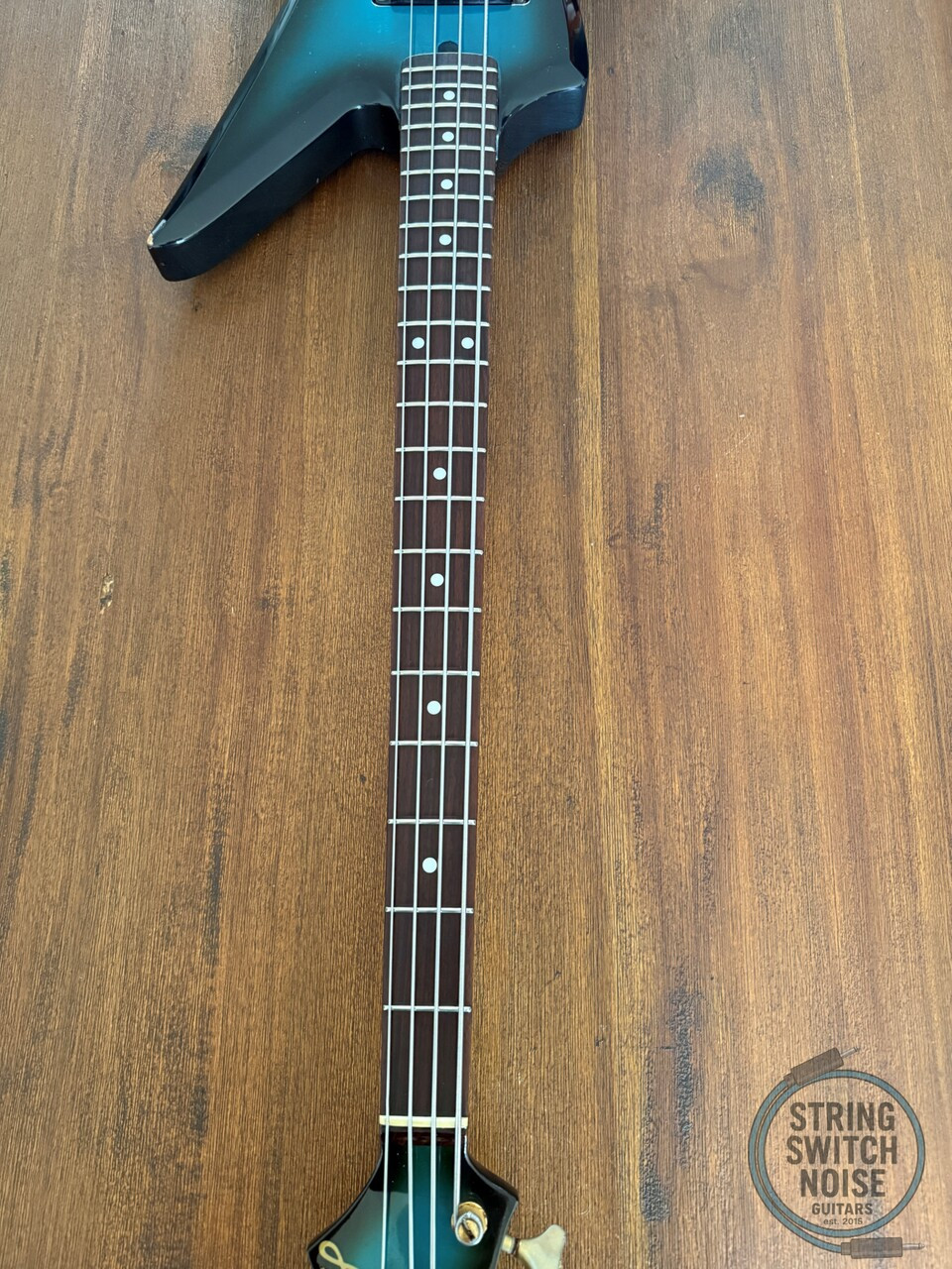Aria Pro II, Explorer Bass, ZZB Deluxe, MIJ 1983, Blue Black Burst