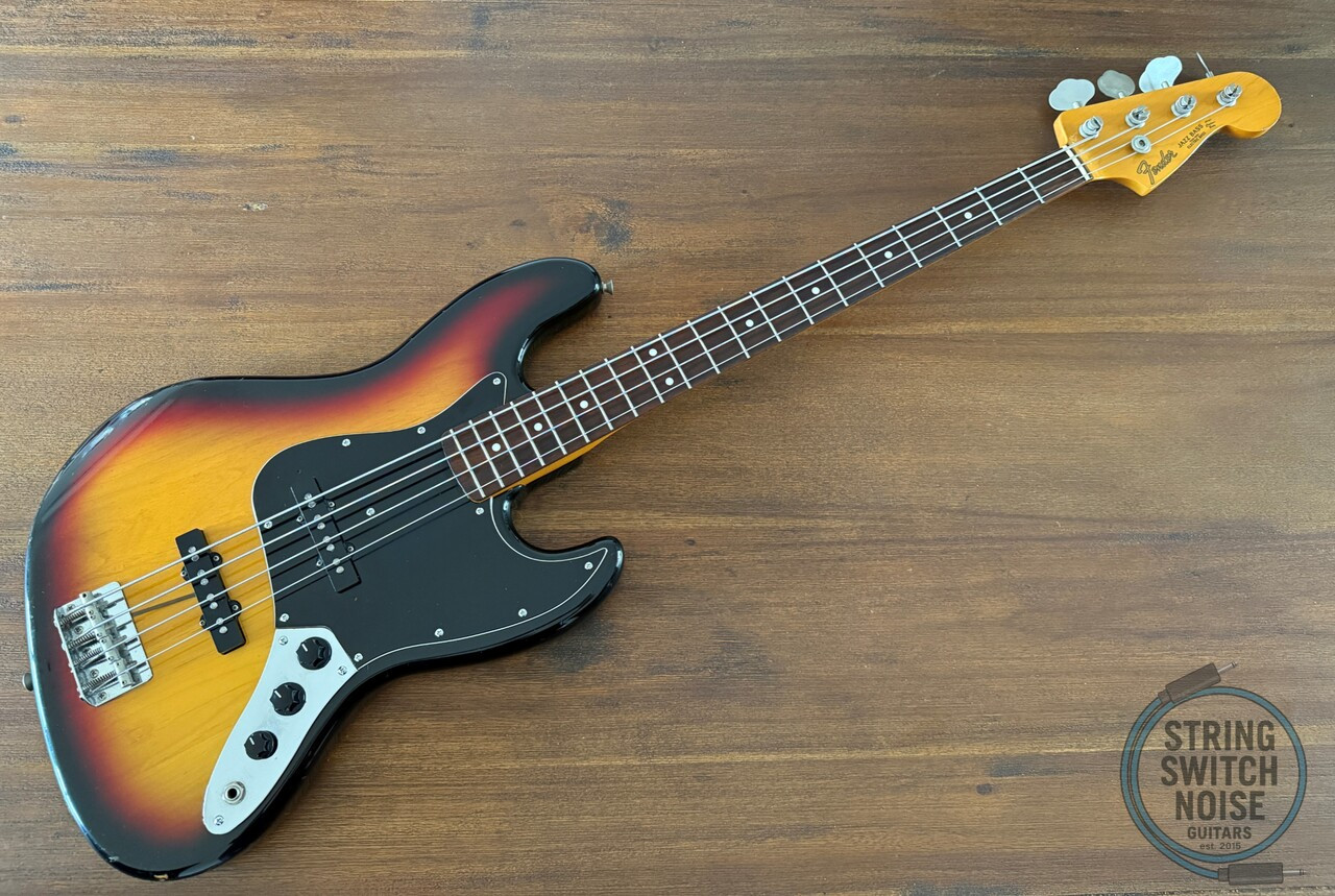 Fender Jazz Bass, ‘62, 3 Tone Sunburst, 1993, Black Guard