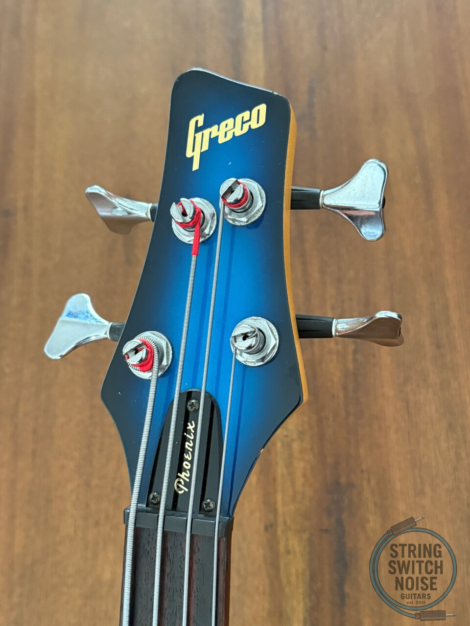 Greco Phoenix Bass, PXB-400, P/J, Blue Burst, 2002, Made in Japan