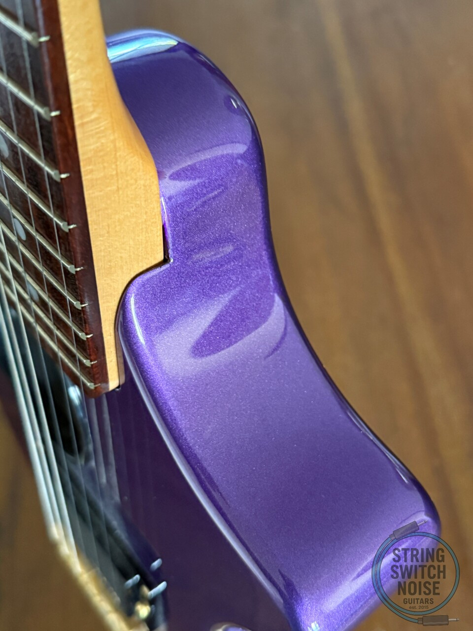 Fernandes ZO-3, Purple, 2000s Nomad Travel Guitar, w/Onboard Speaker