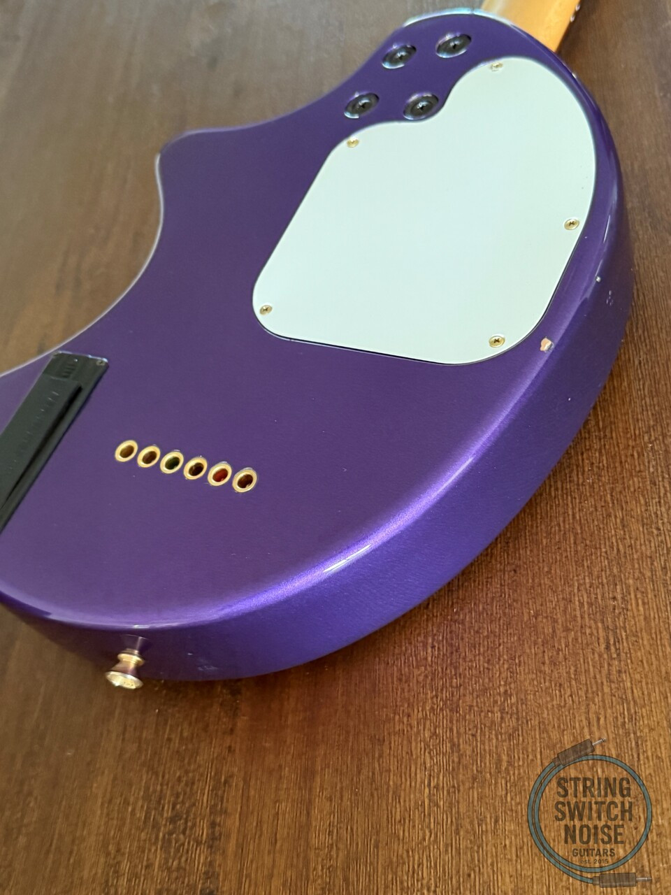 Fernandes ZO-3, Purple, 2000s Nomad Travel Guitar, w/Onboard Speaker