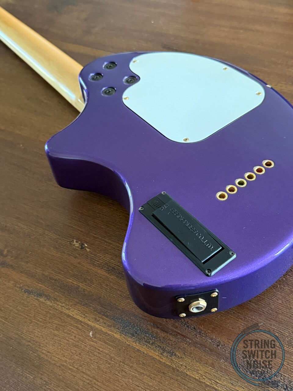 Fernandes ZO-3, Purple, 2000s Nomad Travel Guitar, w/Onboard Speaker