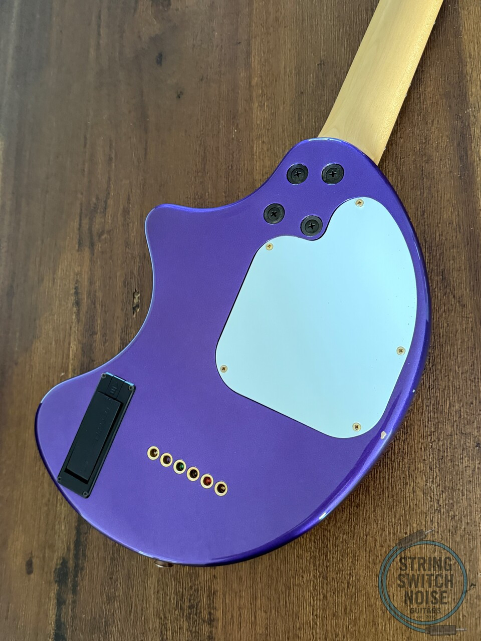Fernandes ZO-3, Purple, 2000s Nomad Travel Guitar, w/Onboard Speaker
