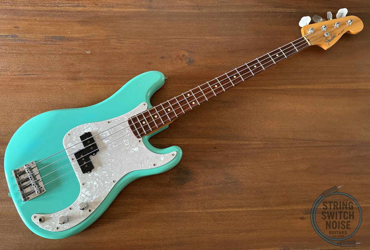 Fender Precision Bass Hybrid, Sea Foam Green, MIJ, 2002, Mark Hoppus Style Build