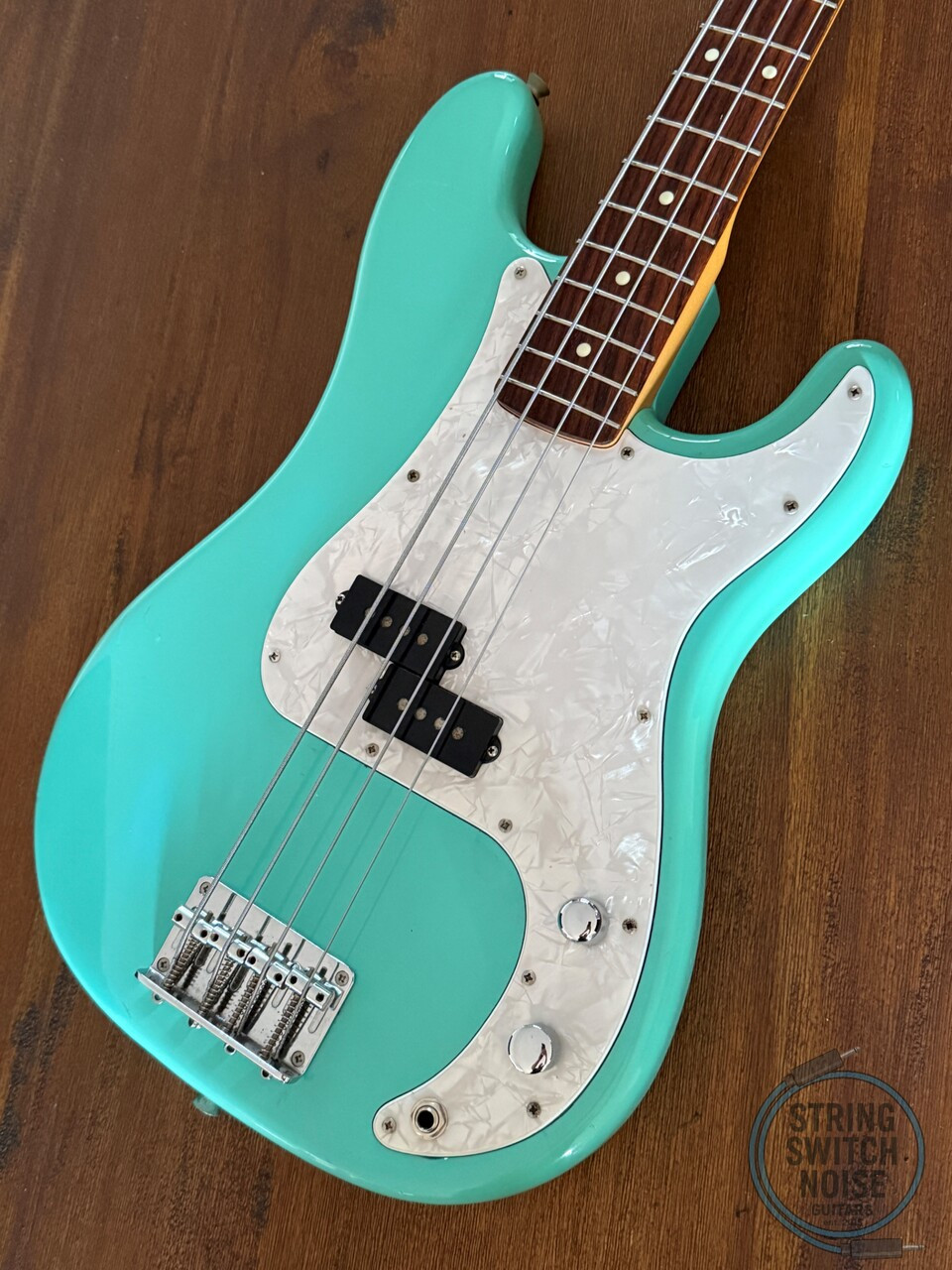 Fender Precision Bass Hybrid, Sea Foam Green, MIJ, 2002, Mark Hoppus Style Build