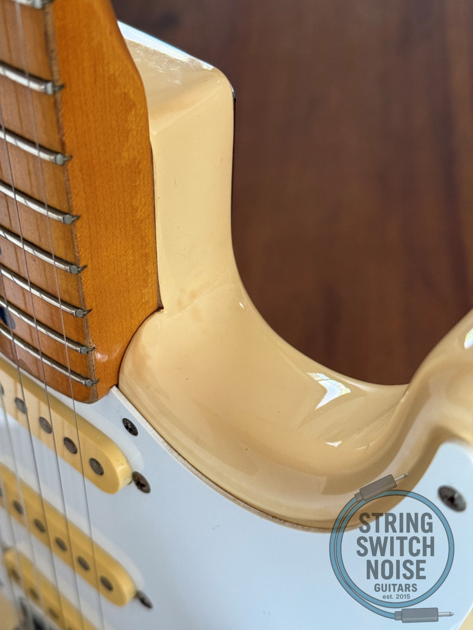 Fender Stratocaster, ‘57, RARE HARD TAIL, 1989, Vintage White