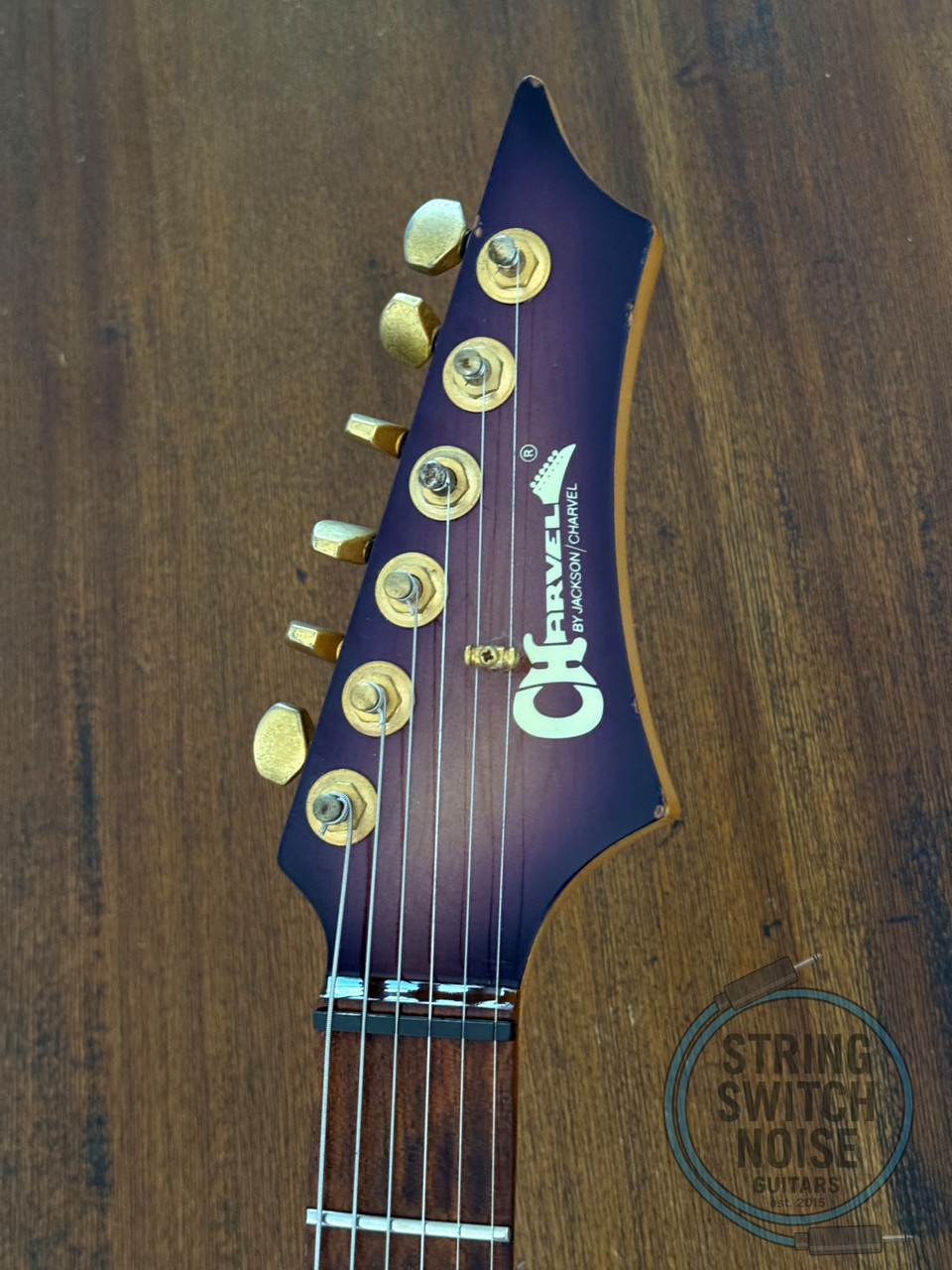 Charvel Stratocaster, by Jackson, HSH, Purple Burst, MIJ, 1991