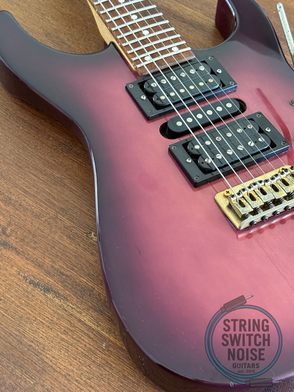 Charvel Stratocaster, by Jackson, HSH, Purple Burst, MIJ, 1991
