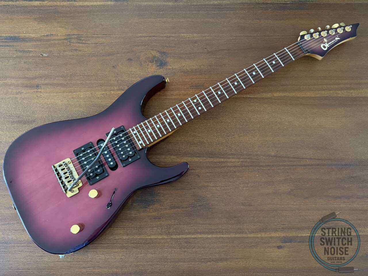 Charvel Stratocaster, by Jackson, HSH, Purple Burst, MIJ, 1991