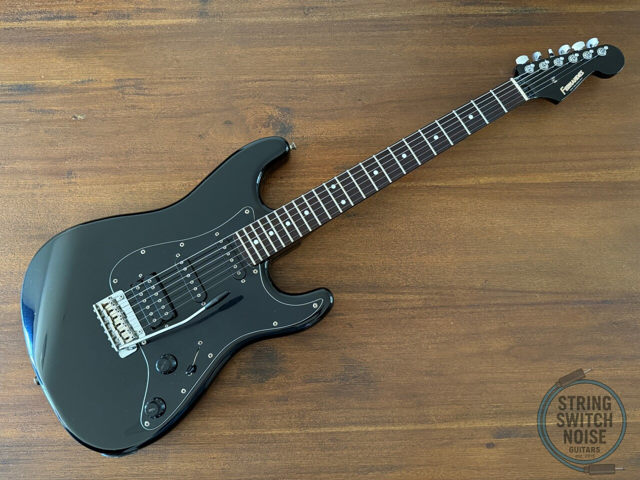 Fernandes Stratocaster, 1987, Made in Japan, Black, SSH-40