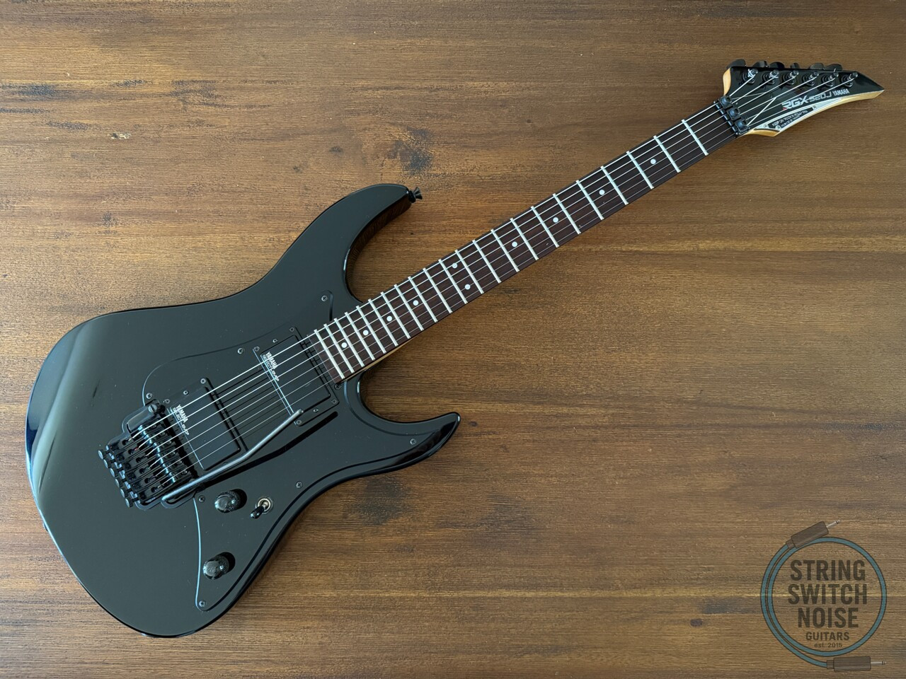 YAMAHA, RGX520J, HH Super Strat, Black, MIJ, 1986, EMG Pickups