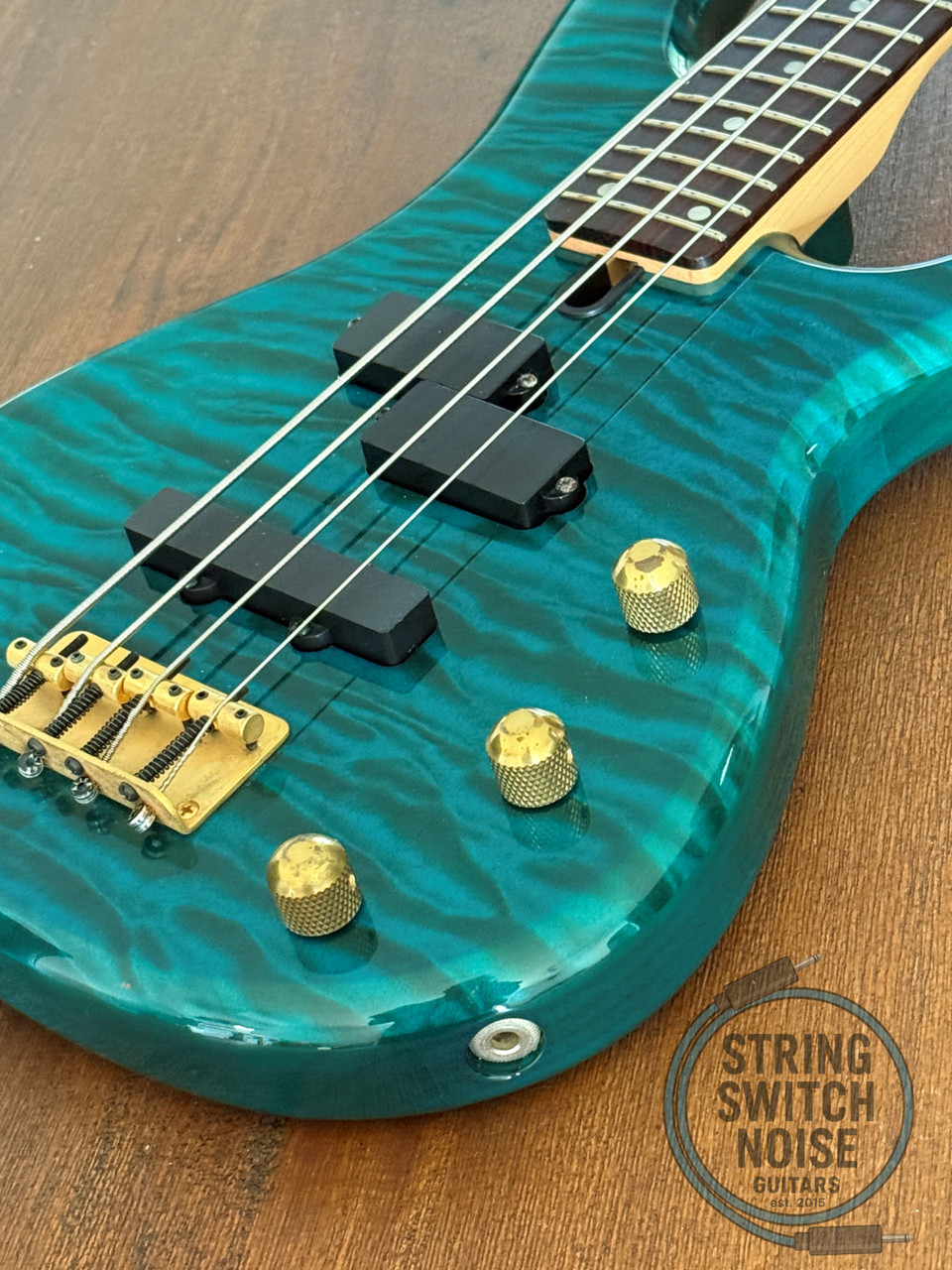 Yamaha Motion B Bass, MB 40, 1996, Flamed Green