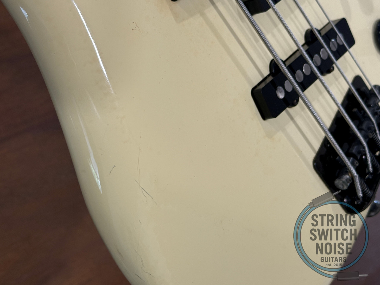 Fender Jazz Bass, Special, P/J Slant, White, 1985, Medium 32” Scale, RARE