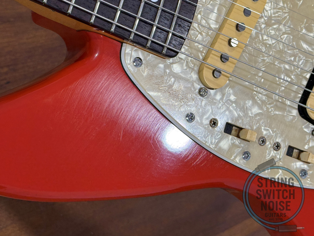 Fender Jagstang, Fiesta Red, 1997, Kurt Cobain (Nirvana) 1st Issue