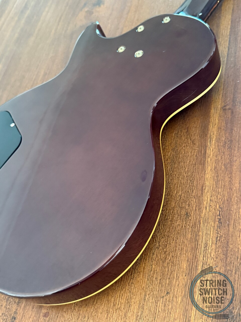 Edwards Les Paul Bass, by ESP, Flamed Black Burst, ELB-85, MIJ 1998-00