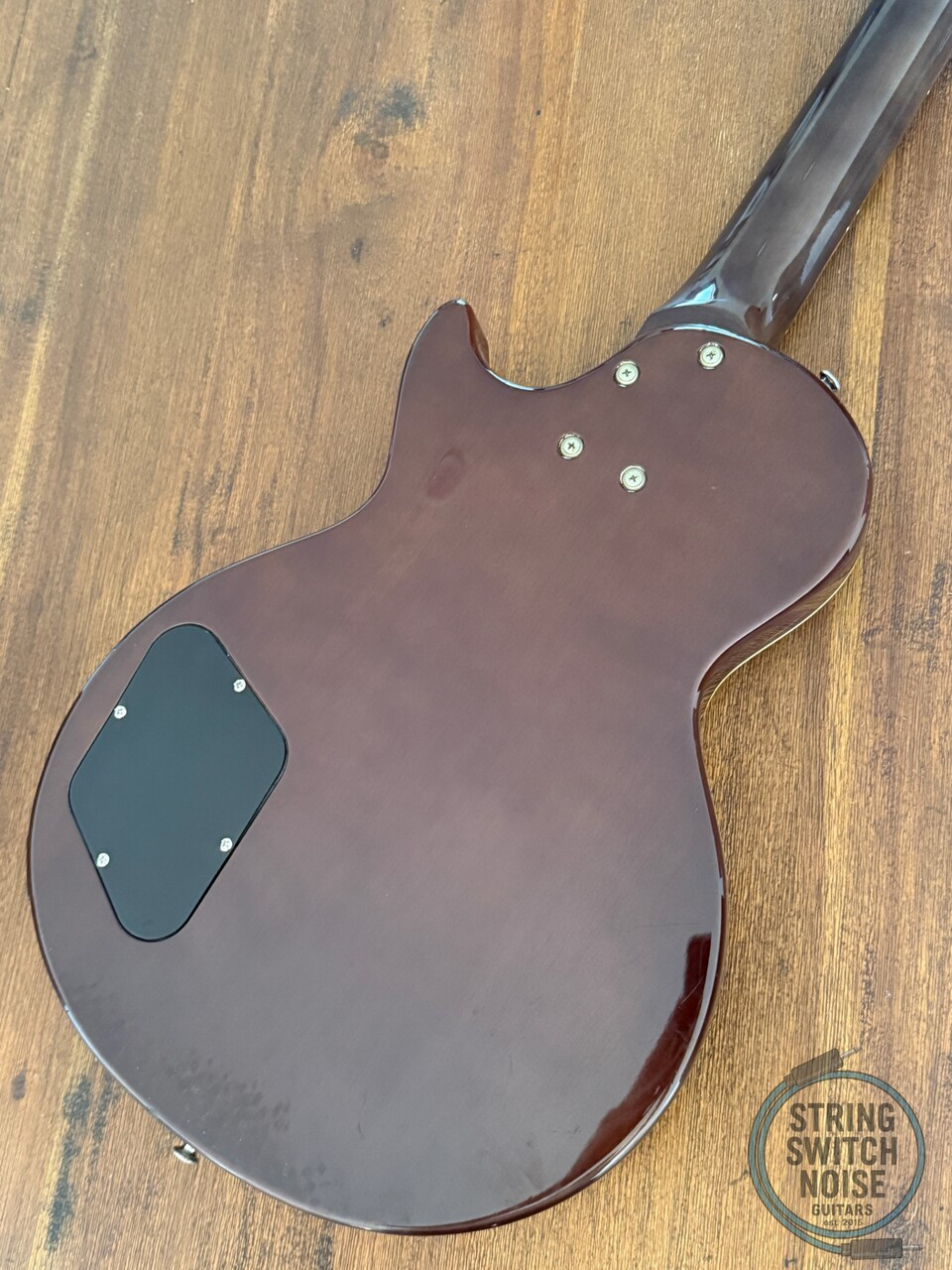 Edwards Les Paul Bass, by ESP, Flamed Black Burst, ELB-85, MIJ 1998-00