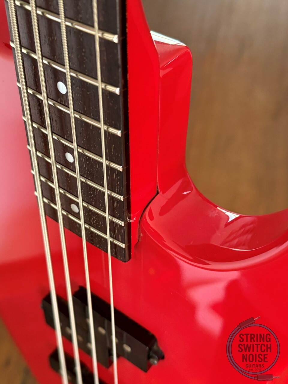 Fernandes Bass Guitar, Limited Edition, PJ, Red, MIJ 1989, 32” Medium Scale