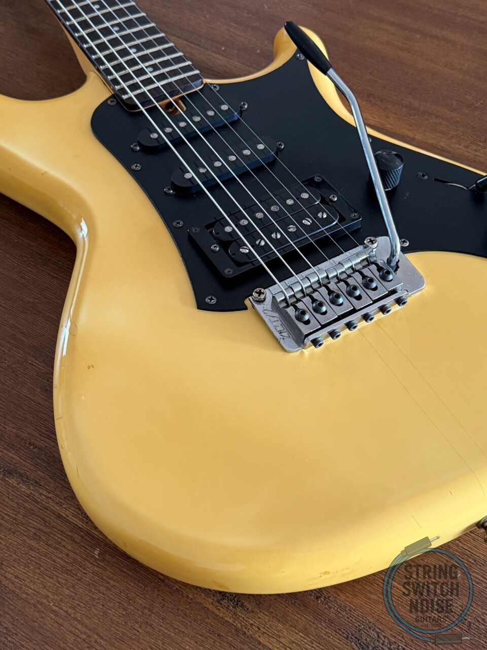 Aria Pro II Guitar, RS Wildcat, HSS SUPER STRAT, White, MIJ, 1985