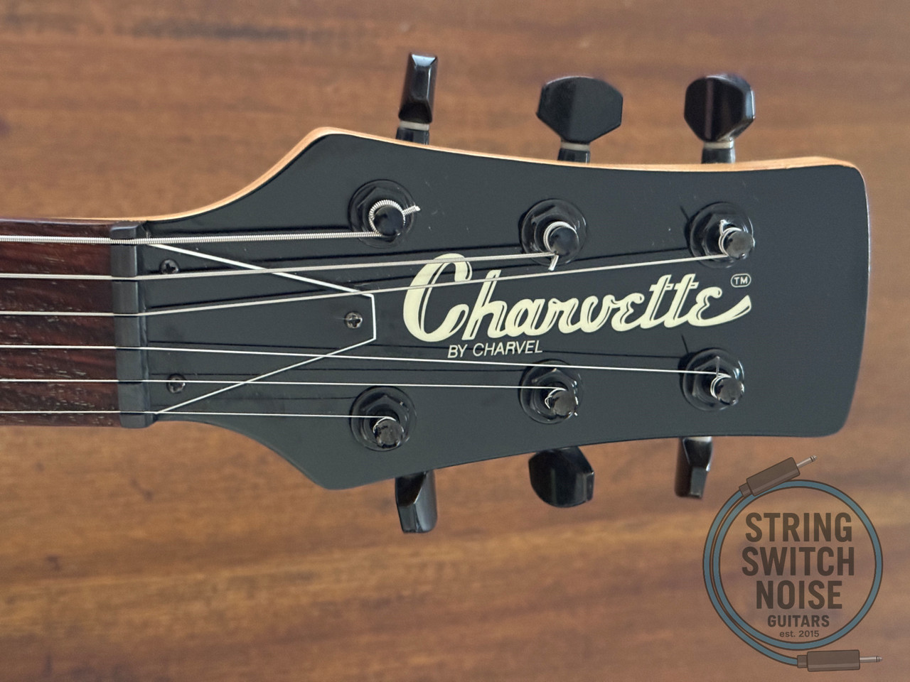 Charvel Charvette Les Paul Guitar, Silver burst, 1989-1991